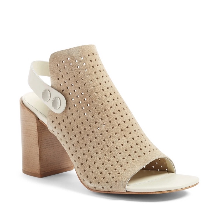 Rag & Bone Leigh Perforated Stucco Suede Booties